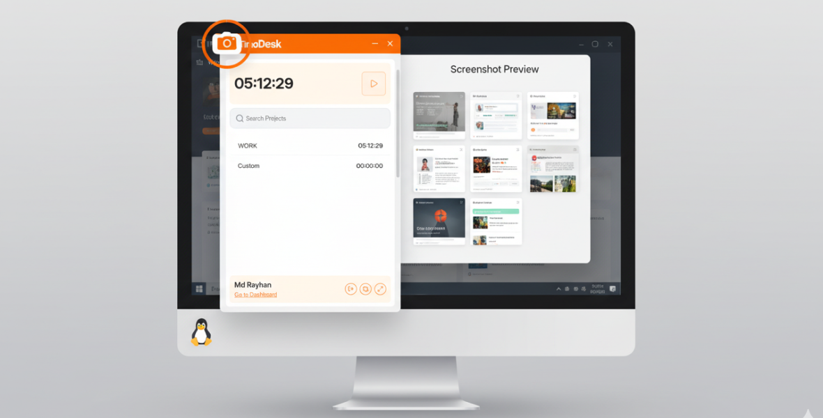TimoDesk Screenshot Capture Support on Linux