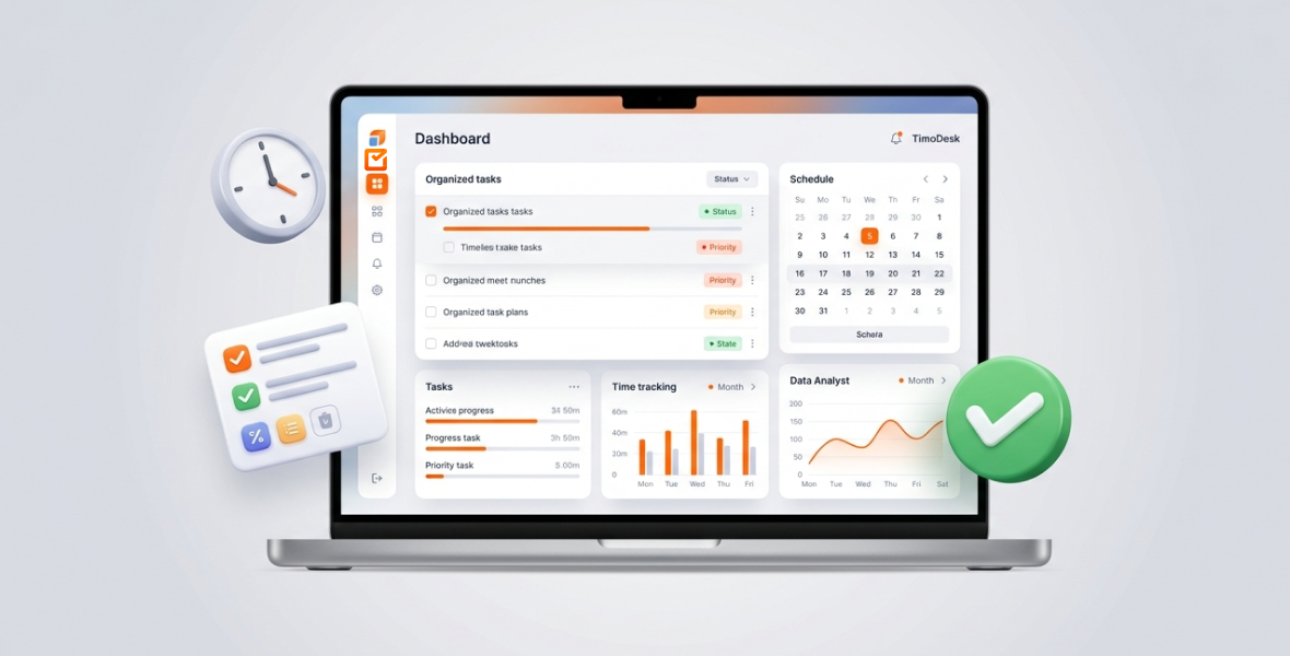 How to Organize Your Workday Like a Pro With TimoDesk