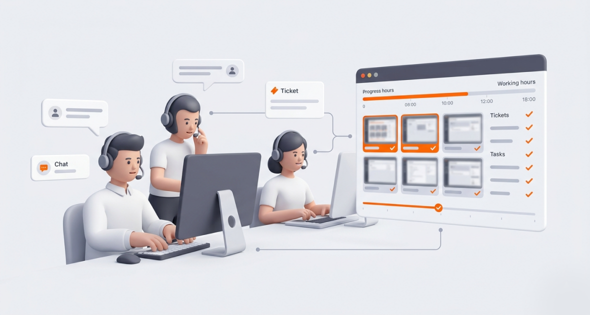 Time Tracking and Screenshot Monitoring for Customer Support Teams