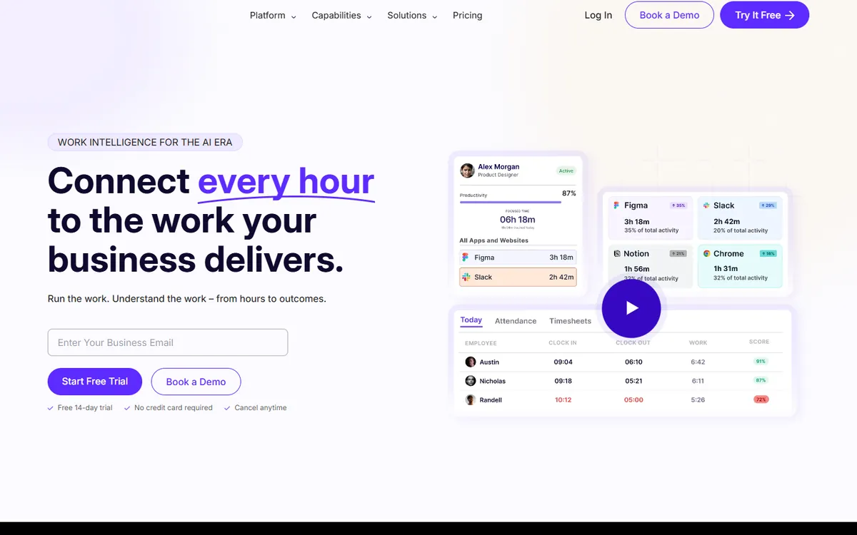 Workstatus home page